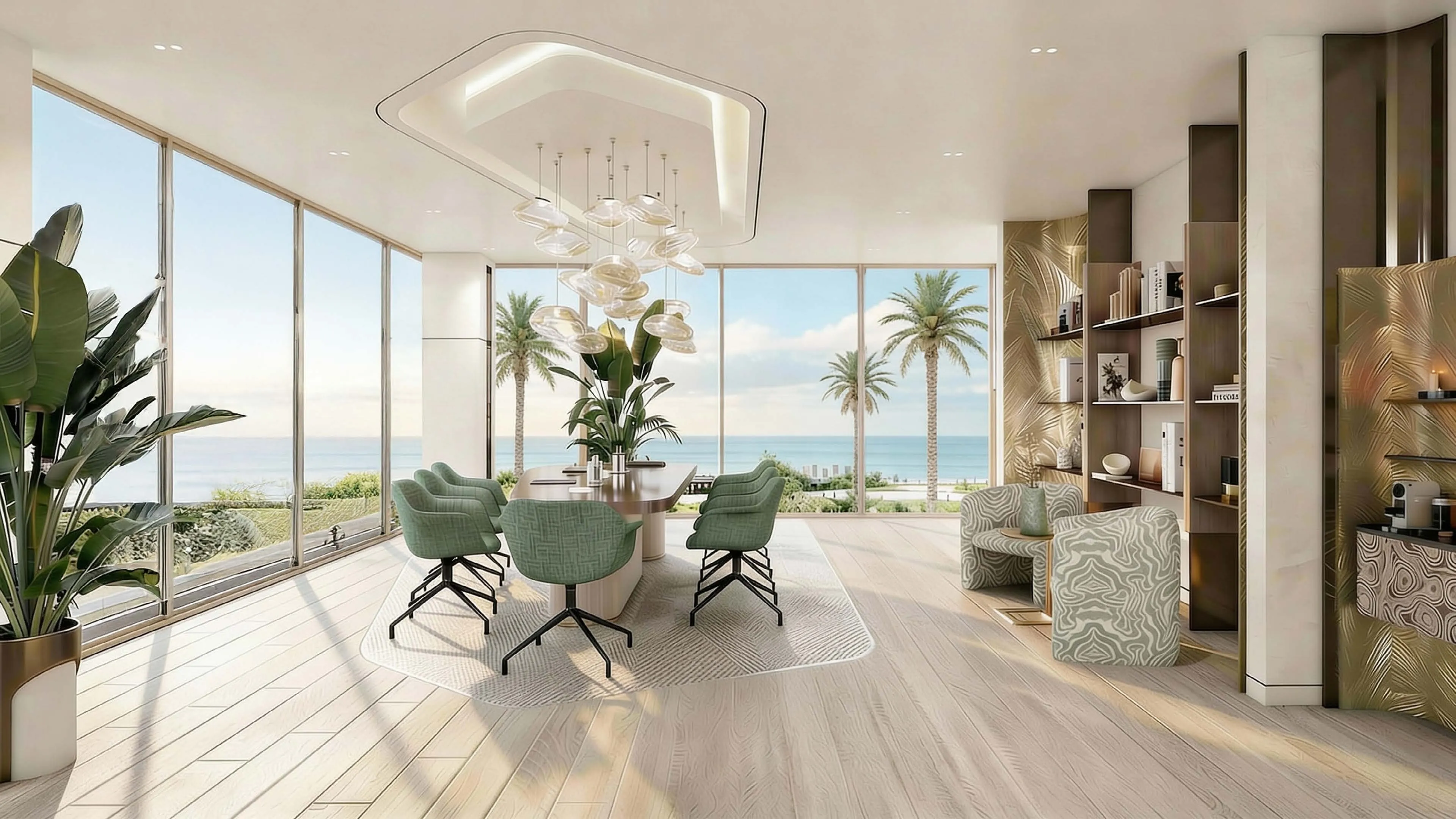 Flora Bay Residences amenity Business Center - Dubai Islands, Dubai - by Centurion
