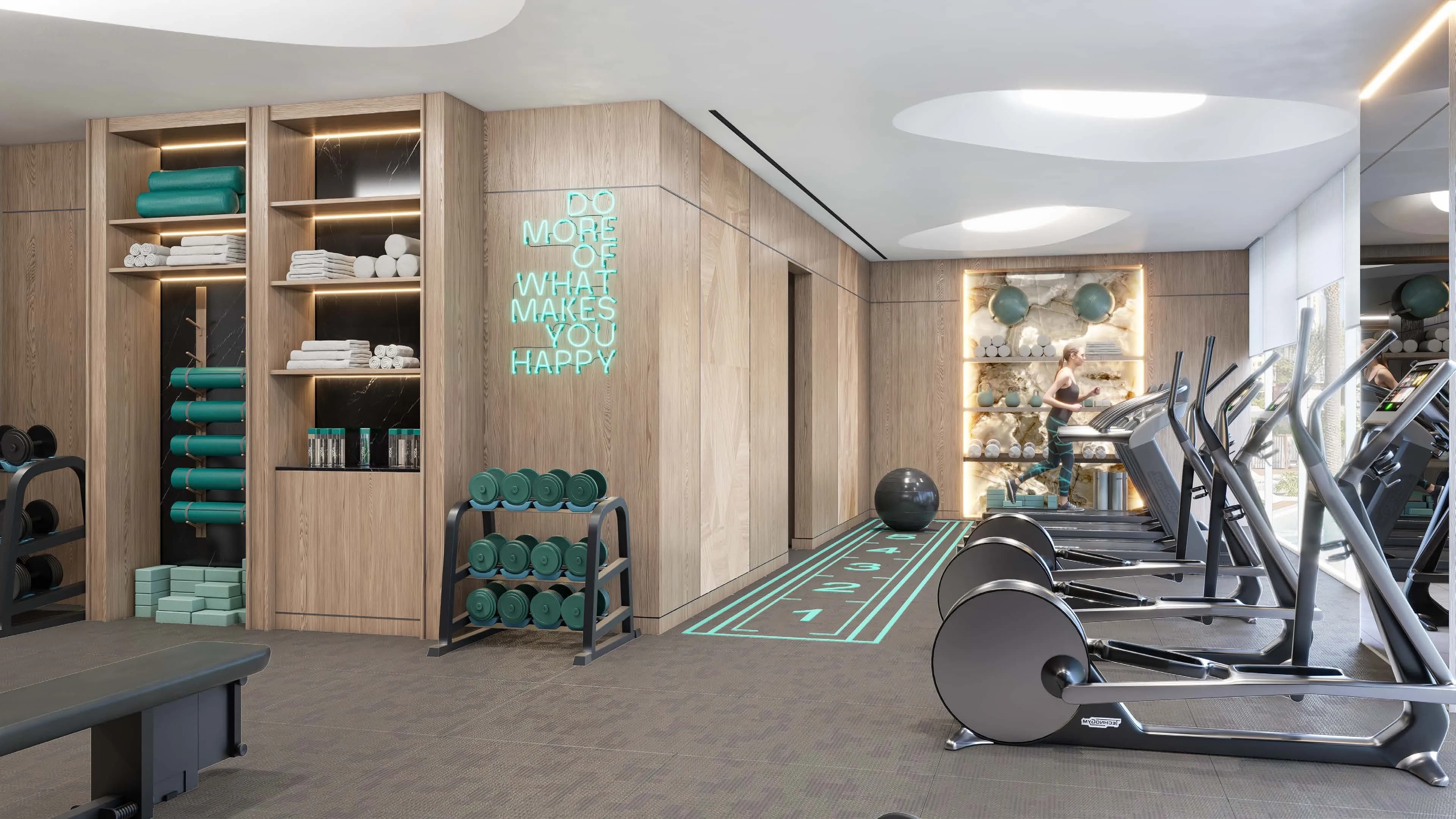 Flora Bay Residences amenity Gym - Dubai Islands, Dubai - by Centurion