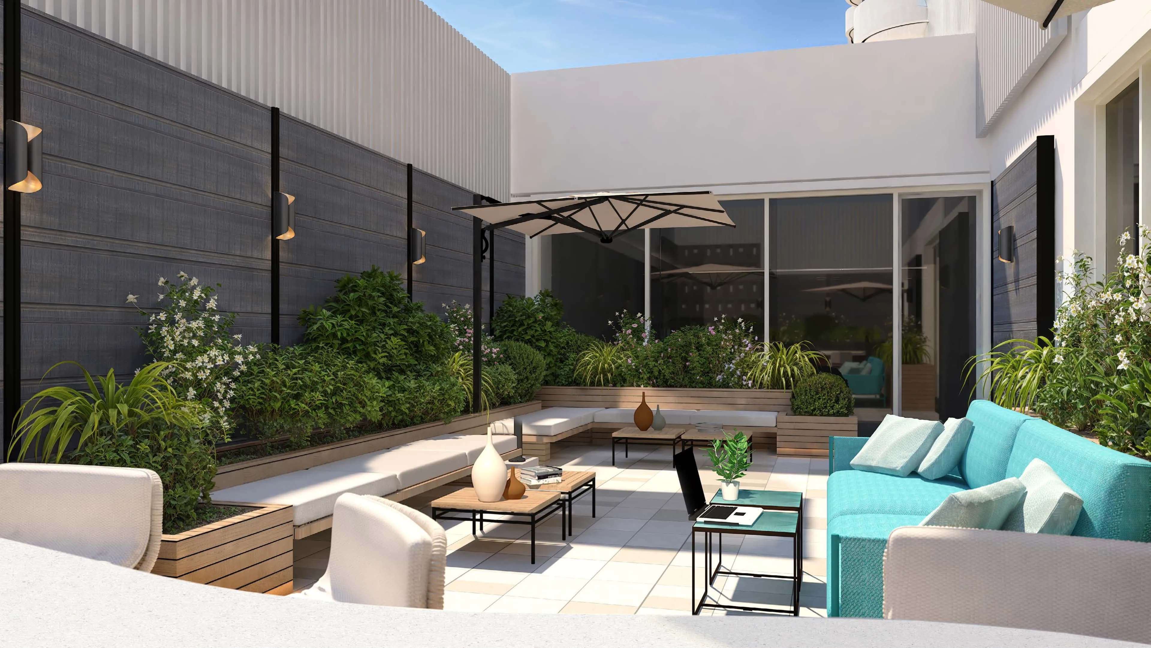 Flora Bay Residences amenity Terrace - Dubai Islands, Dubai - by Centurion
