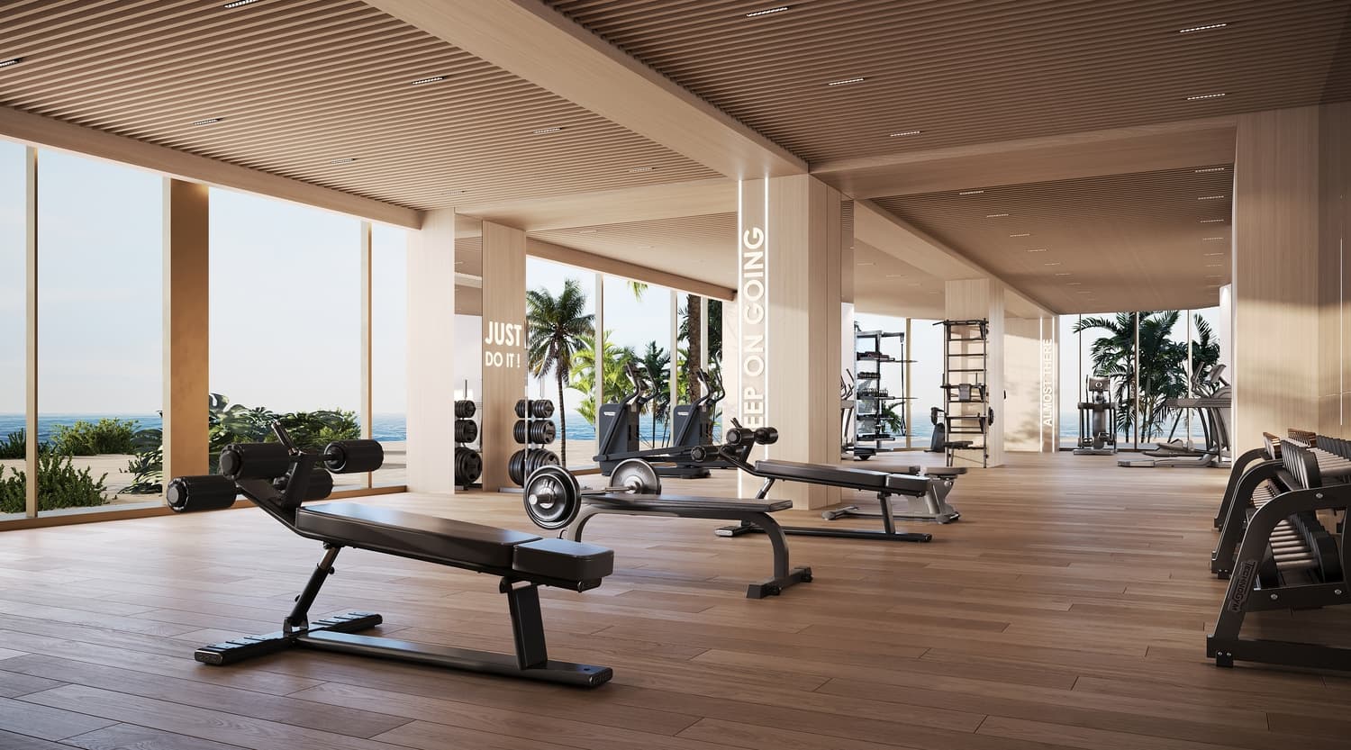 Flora Isle Beachfront Residences amenity Gym - Dubai Islands, Dubai - by Centurion