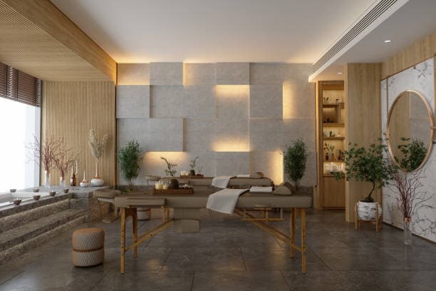 Flora Isle Beachfront Residences amenity Indoor Spa Relaxation Area - Dubai Islands, Dubai - by Centurion