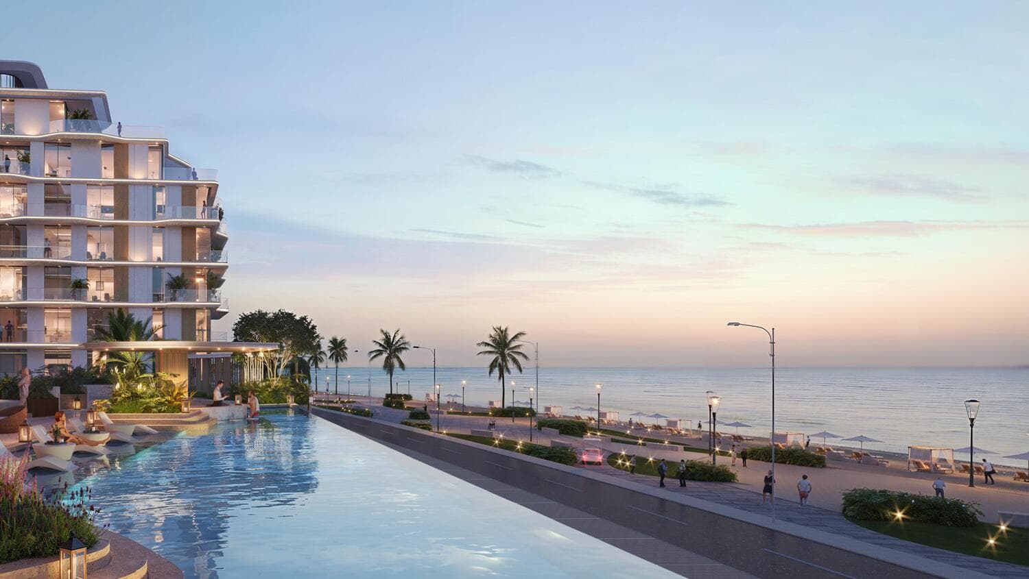 Flora Isle Beachfront Residences amenity Swimming Pool - Dubai Islands, Dubai - by Centurion