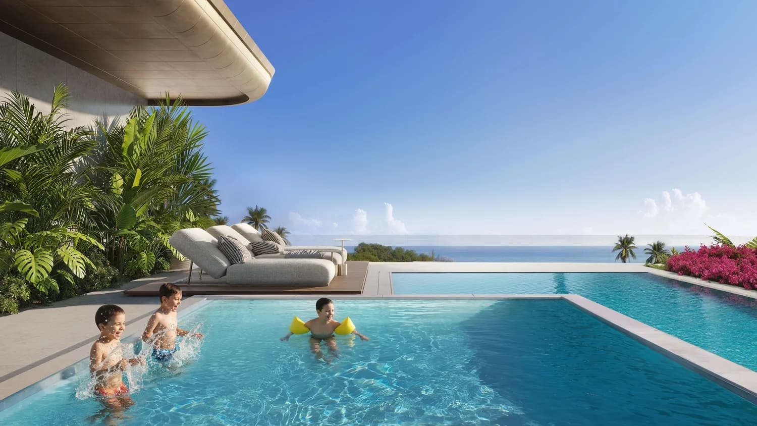 FLU1D ONE amenity Kids Pool - Palm Deira, Dubai - by Object 1