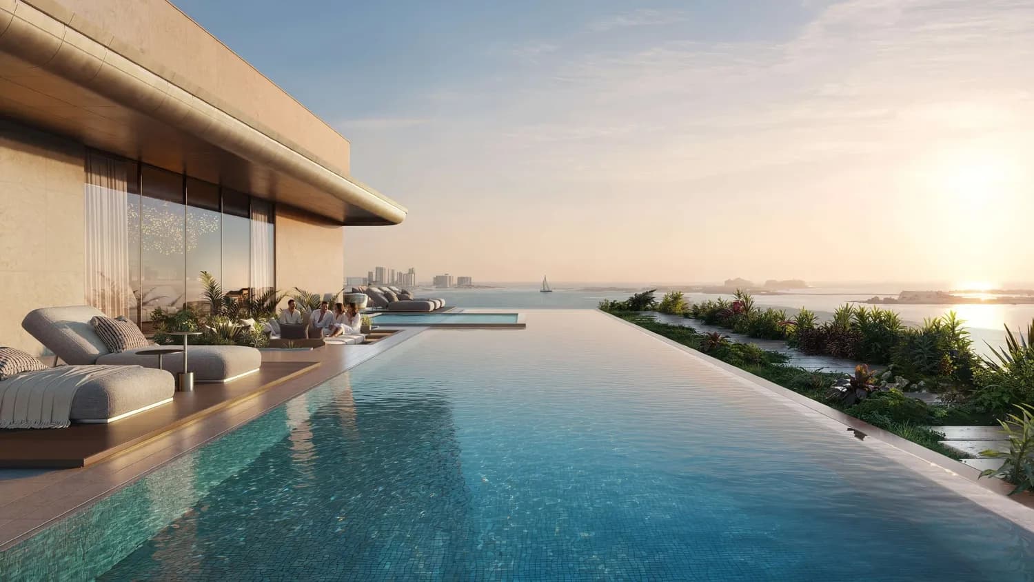 FLU1D ONE amenity Swimming Pool - Palm Deira, Dubai - by Object 1