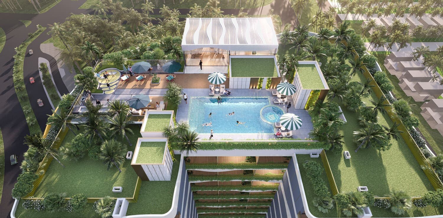 Forest City 2 amenity Adult & Kids Swimming Pool - Dubailand Residence Complex, Dubai - by HZ DEVELOPMENT