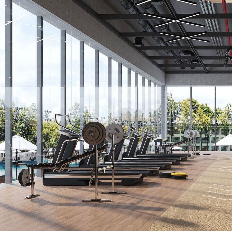 Forest City 2 amenity Fully Equipped Gym - Dubailand Residence Complex, Dubai - by HZ DEVELOPMENT