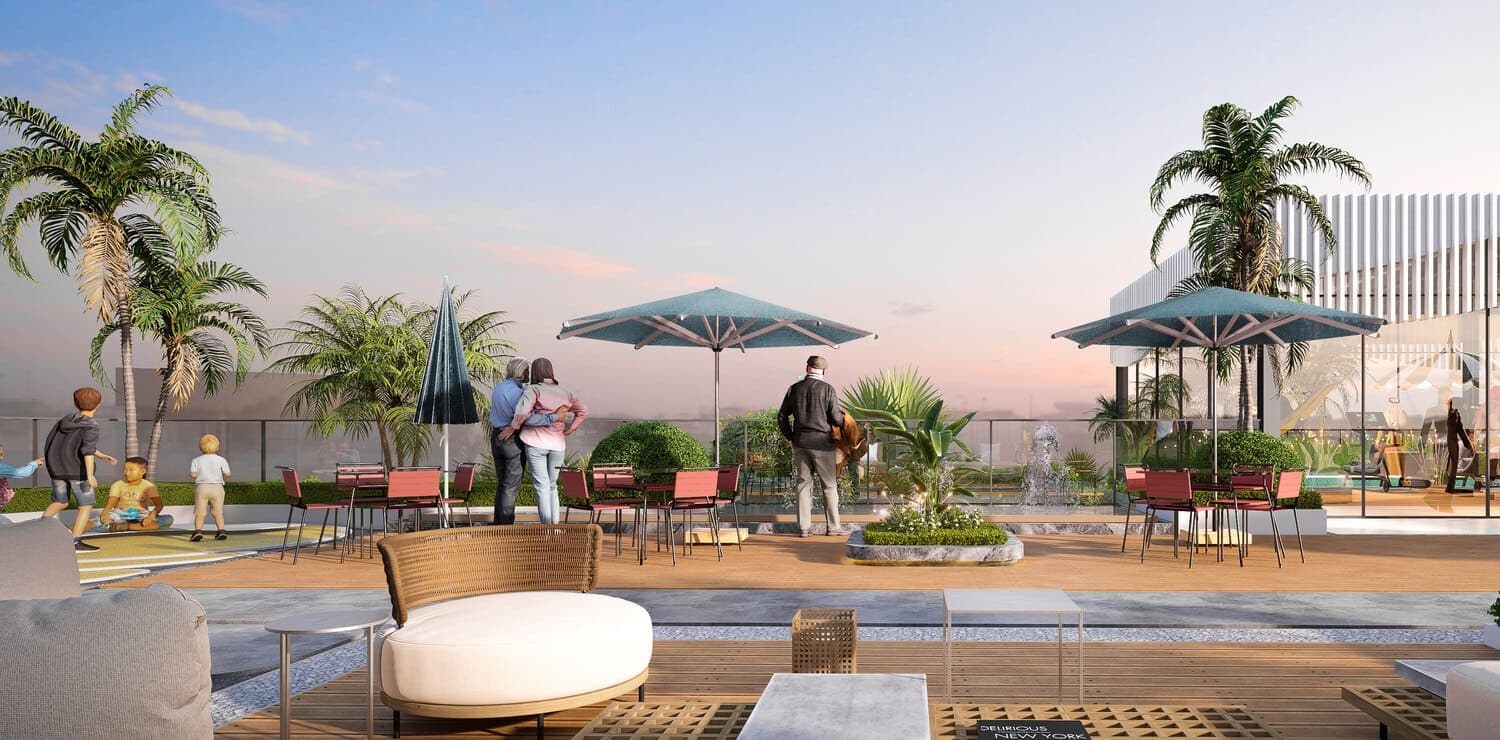 Forest City 2 amenity Lounge Area - Dubailand Residence Complex, Dubai - by HZ DEVELOPMENT