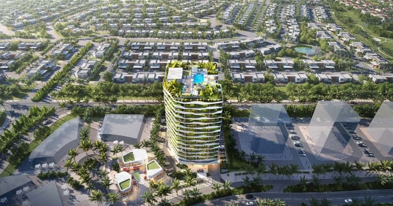 Forest City 2 exterior view - Dubailand Residence Complex, Dubai - by HZ DEVELOPMENT