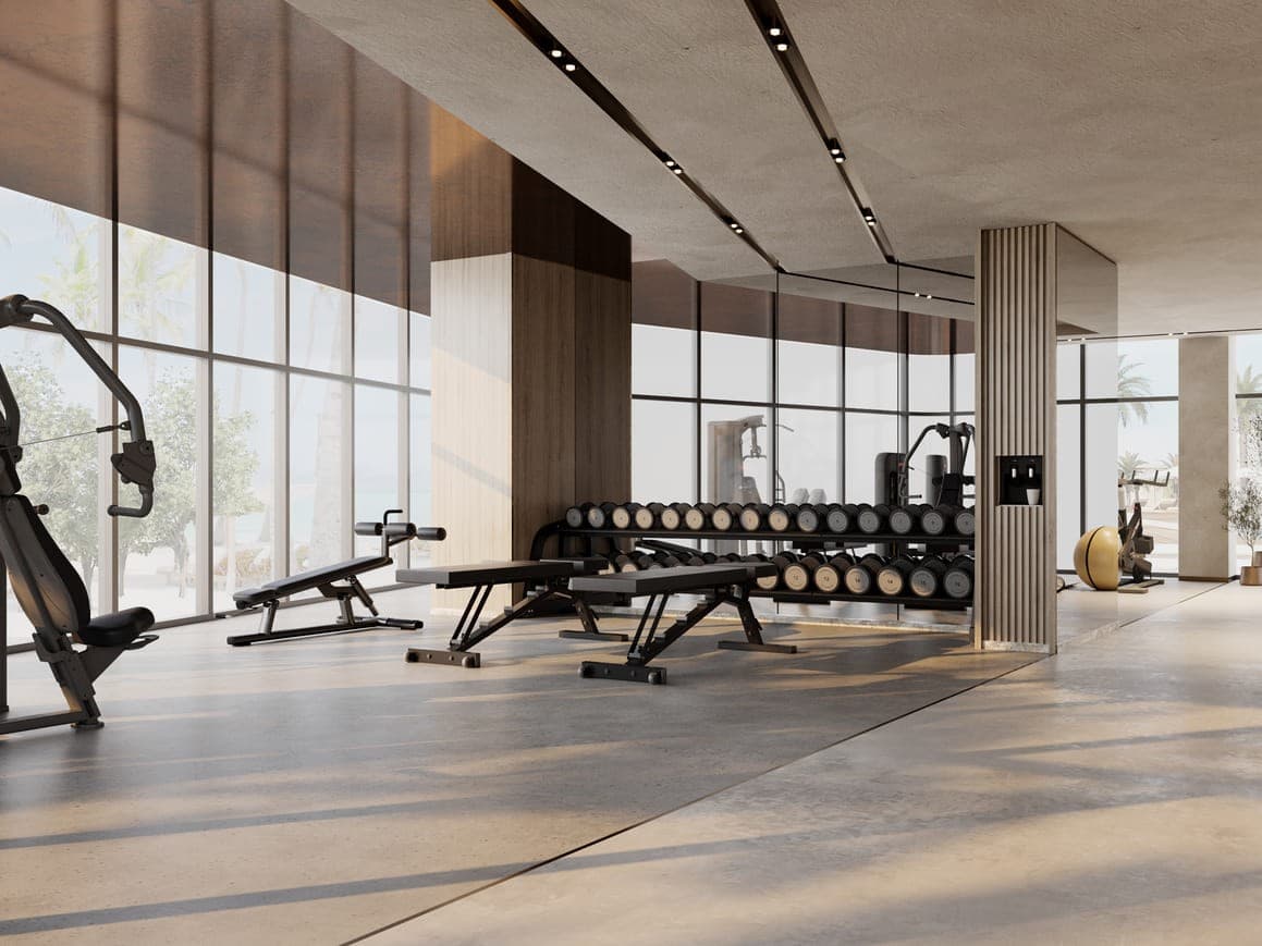 Fortune Bay Residences amenity Fully Equipped Gym - Al Marjan Island, Dubai - by Topero Properties
