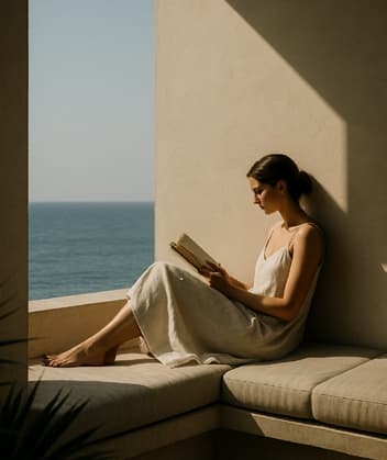 Four Seasons Private Residences Abu Dhabi at Saadiyat Beach amenity Lounge Zone - Al Saadiyat island, Dubai - by ALAIN
