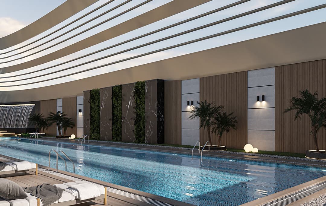 Franck Muller Vanguard amenity Swimming Pool - Dubai Marina, Dubai - by London Gate