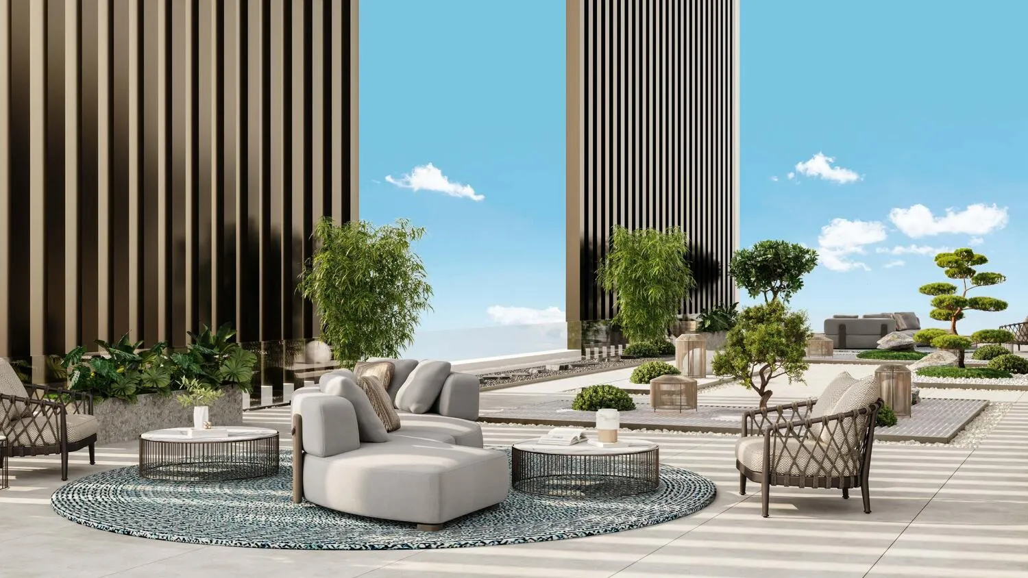 Franck Muller Yachting amenity Garden Seating - Maritime City, Dubai - by London Gate