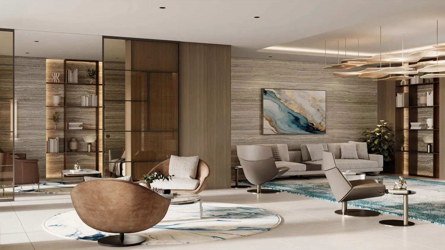 Franck Muller Yachting amenity Indoor Business Lounge - Maritime City, Dubai - by London Gate