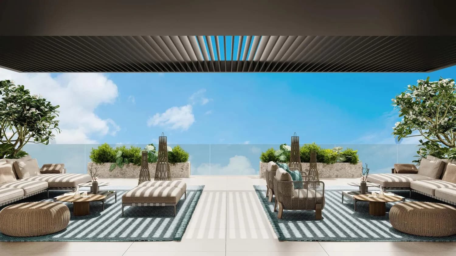 Franck Muller Yachting amenity Outdoor Business Lounge - Maritime City, Dubai - by London Gate
