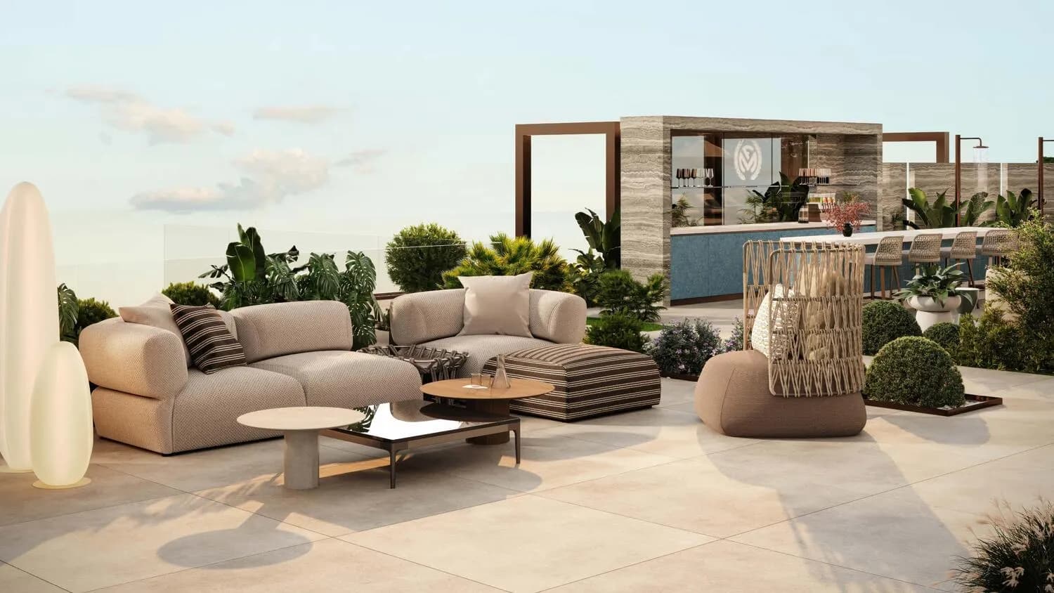 Franck Muller Yachting amenity Seating Area in Maritime City, Dubai, by London Gate