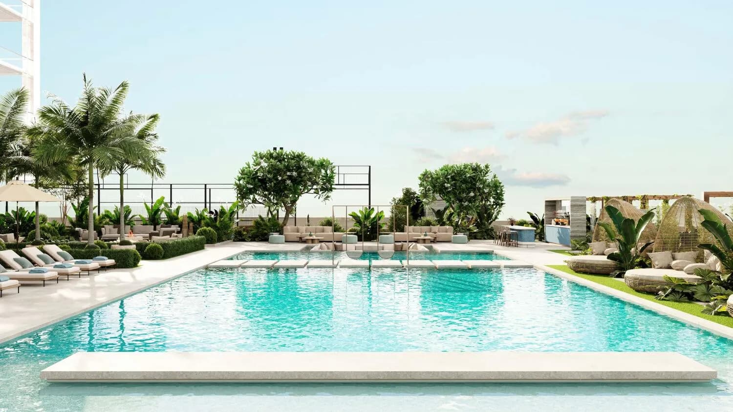 Franck Muller Yachting amenity Swimming Pool - Maritime City, Dubai - by London Gate