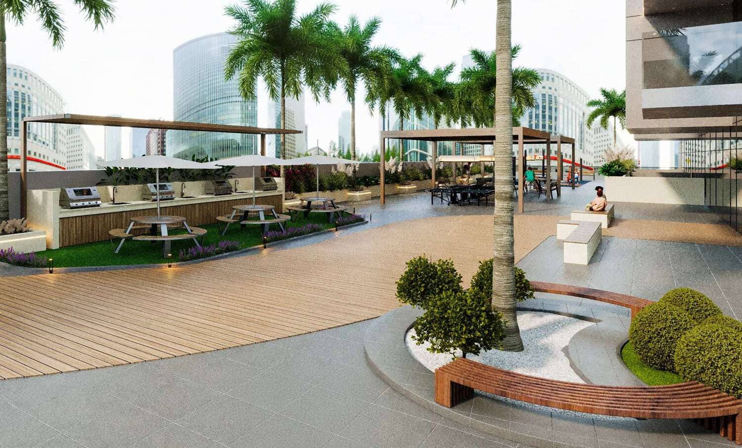 Future Residence amenity Bbq Area - Bukadra, Dubai - by True Future