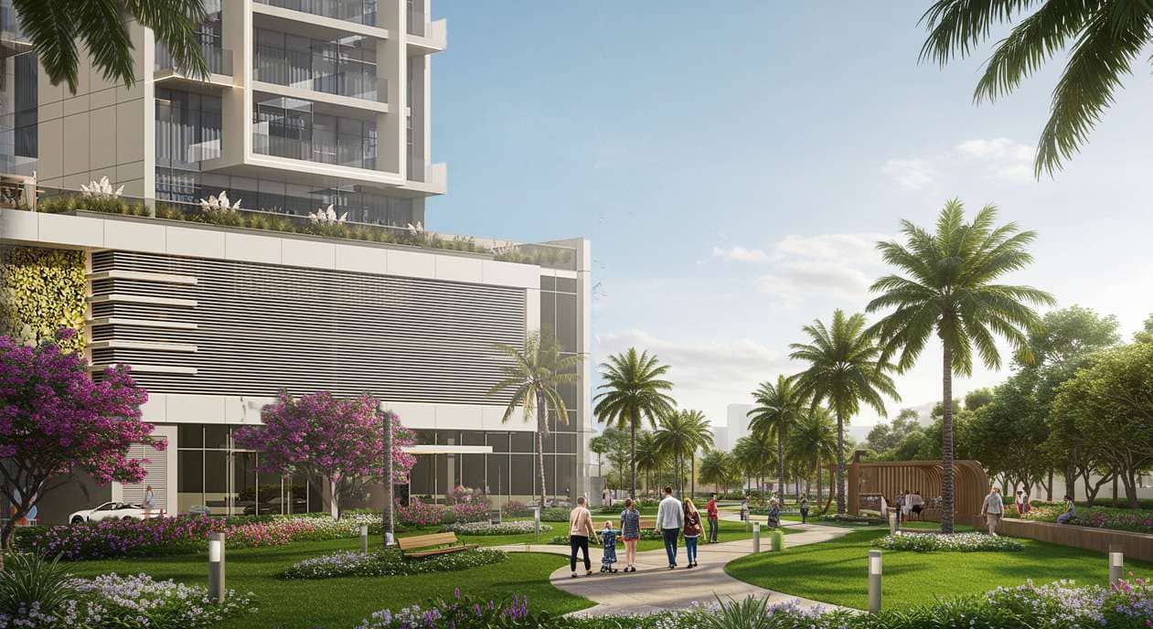 Future Residence amenity Landscaped Garden - Bukadra, Dubai - by True Future
