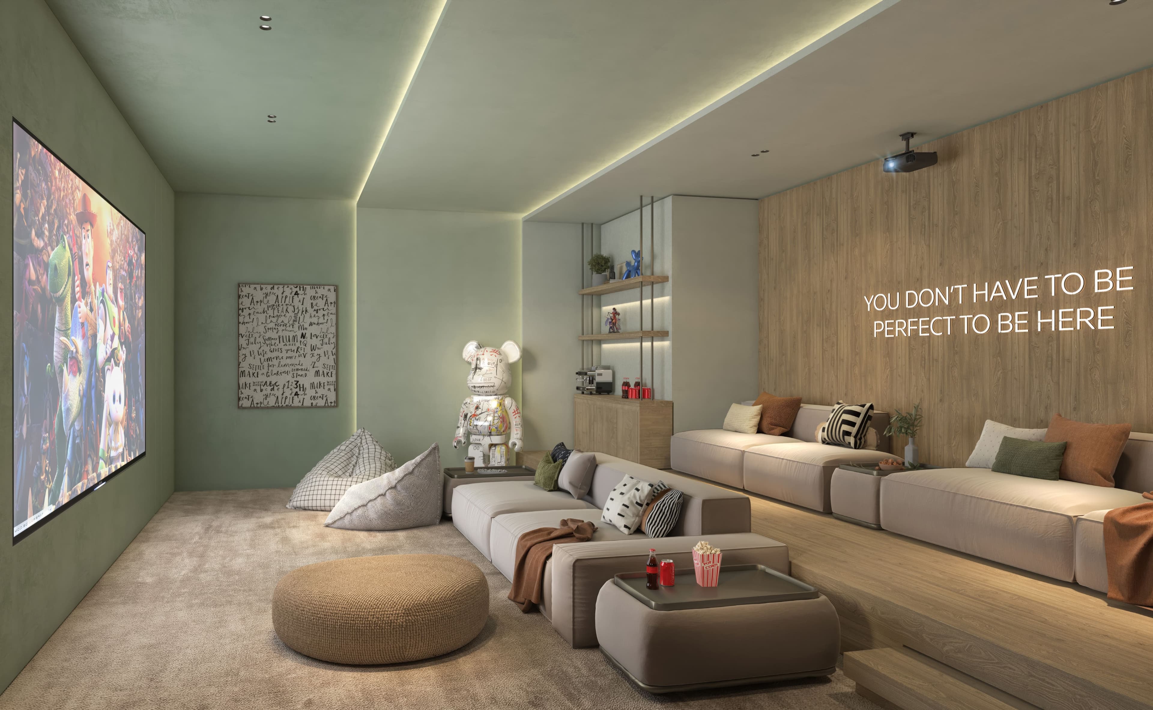 Gardenia Bay amenity Private Theatre - Yas Island, Dubai - by ALDAR
