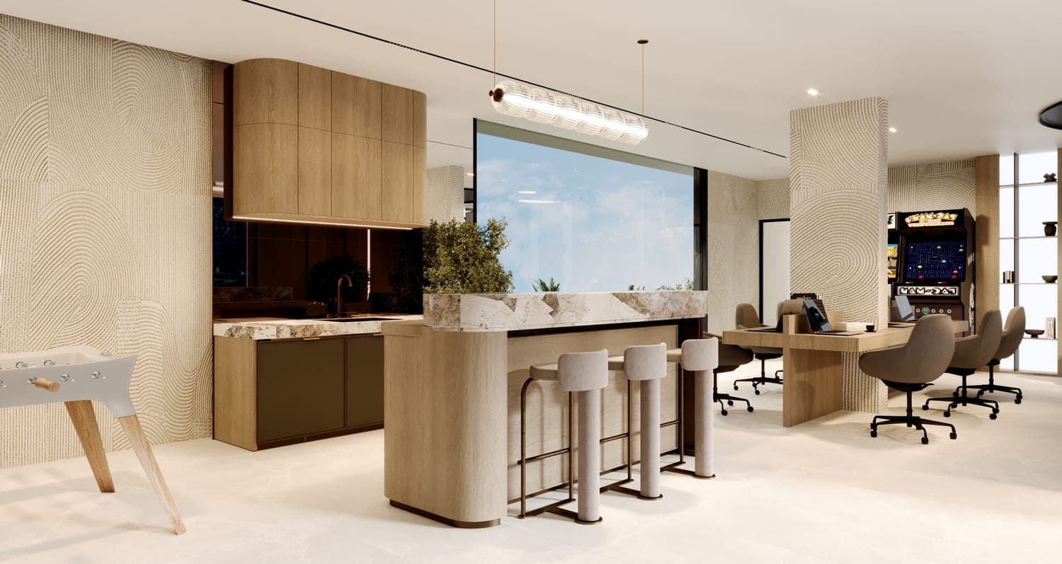 Gardens 2 amenity Club House - Arjan, Dubai - by Iman Developers