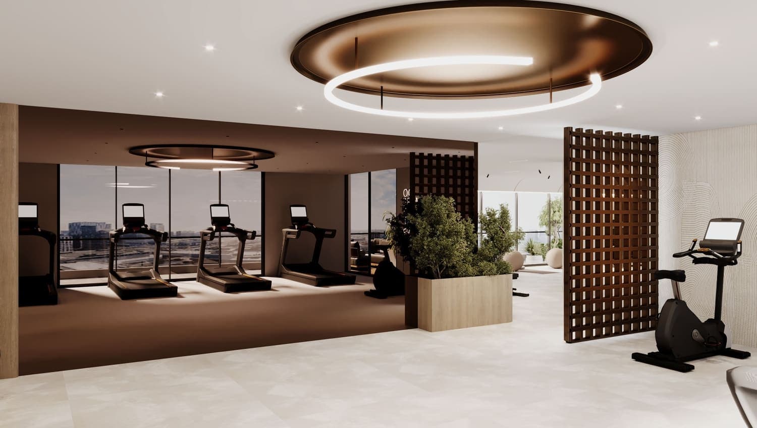 Gardens 2 amenity Fitness Centre - Arjan, Dubai - by Iman Developers