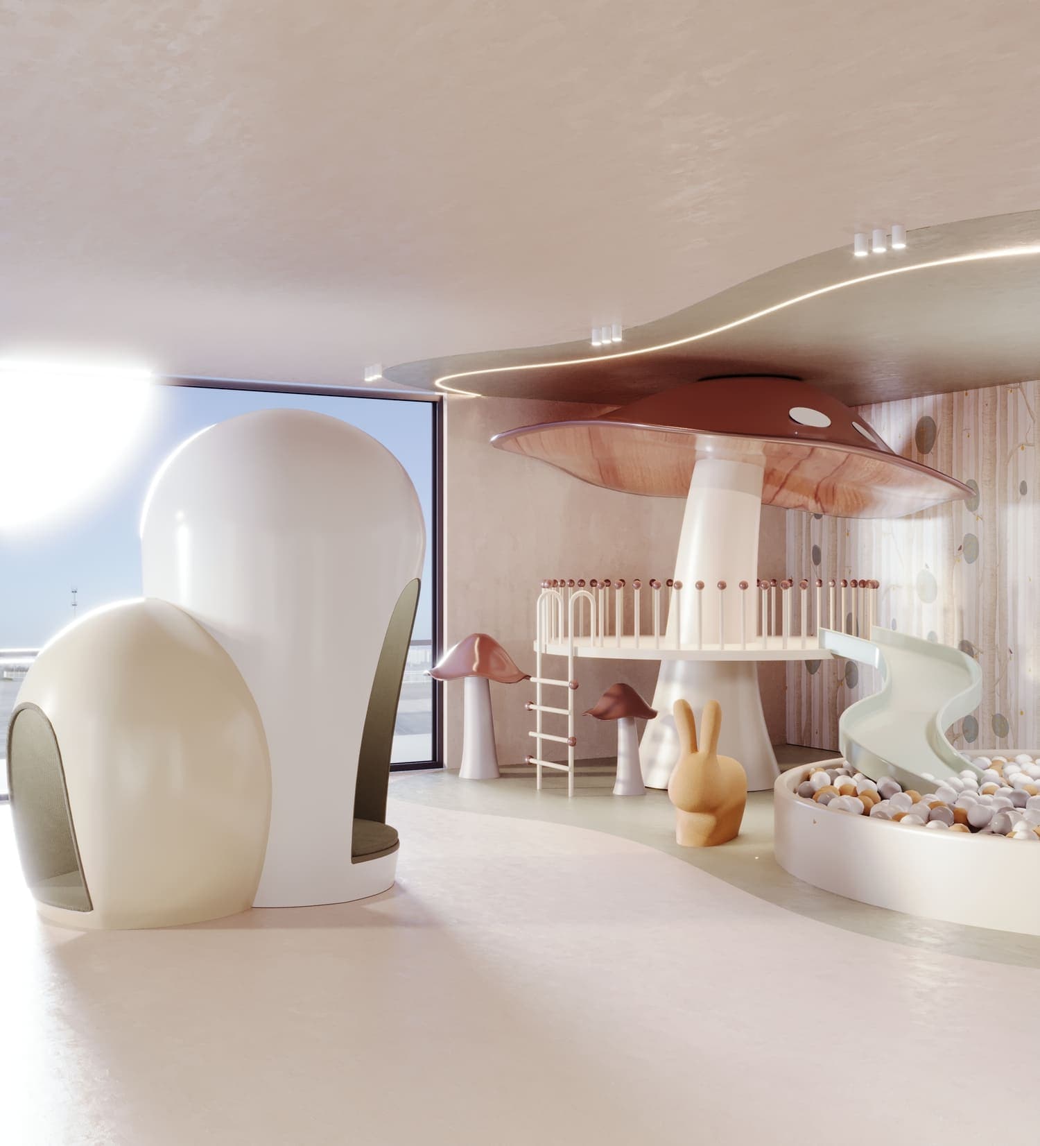 Gardens 2 amenity Indoor Kids Play Area in Arjan, Dubai, by Iman Developers