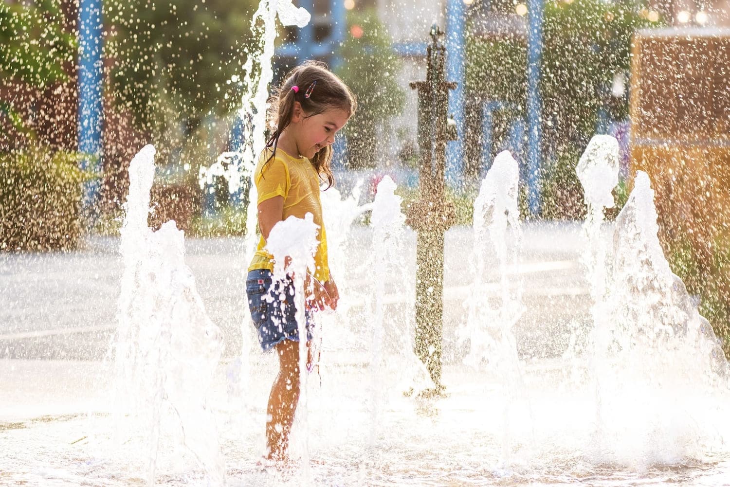 Gardens 2 amenity Splash Pad - Arjan, Dubai - by Iman Developers