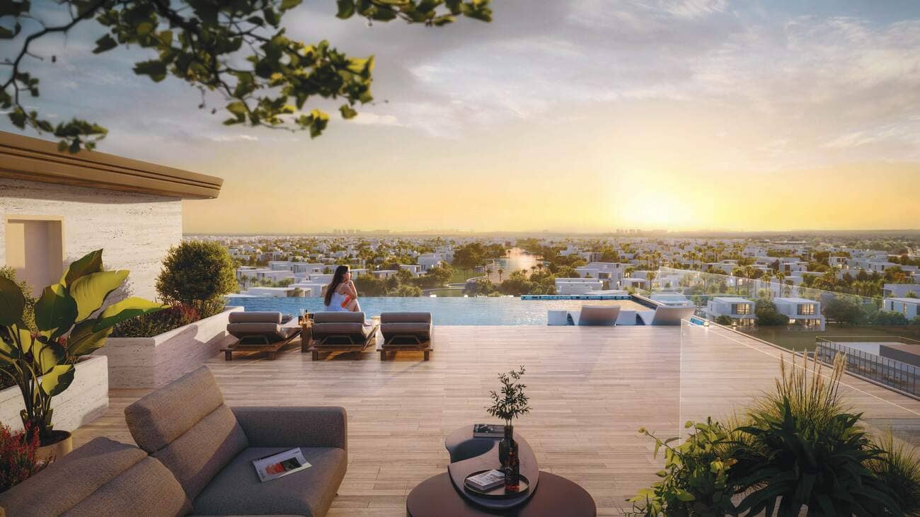 Gate Eleven by Amwaj Development amenity Roof Lounge & Pool - MBR District 11 (Meydan South), Dubai - by Amwaj Development