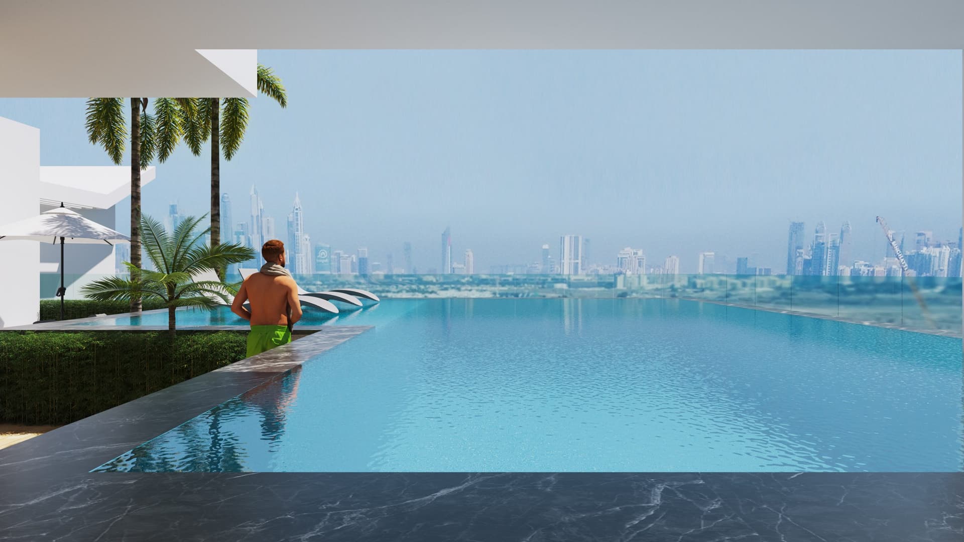 Gateway by Premier Choice amenity Infinity Pool in JVC (Jumeirah Village Circle), Dubai, by Premier Choice International