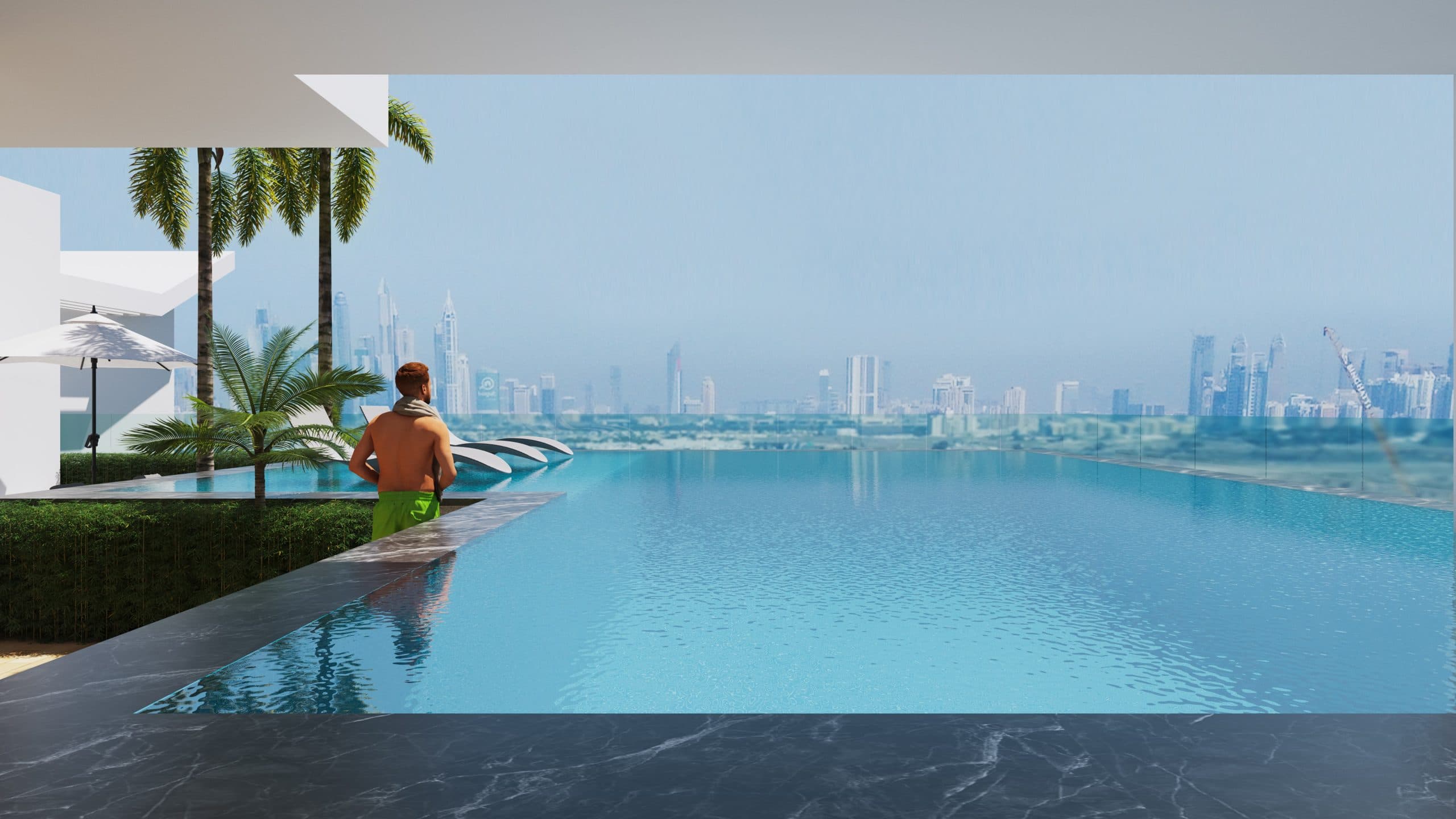 Gateway by Premier Choice amenity Infinity Pool - JVC (Jumeirah Village Circle), Dubai - by Premier Choice International