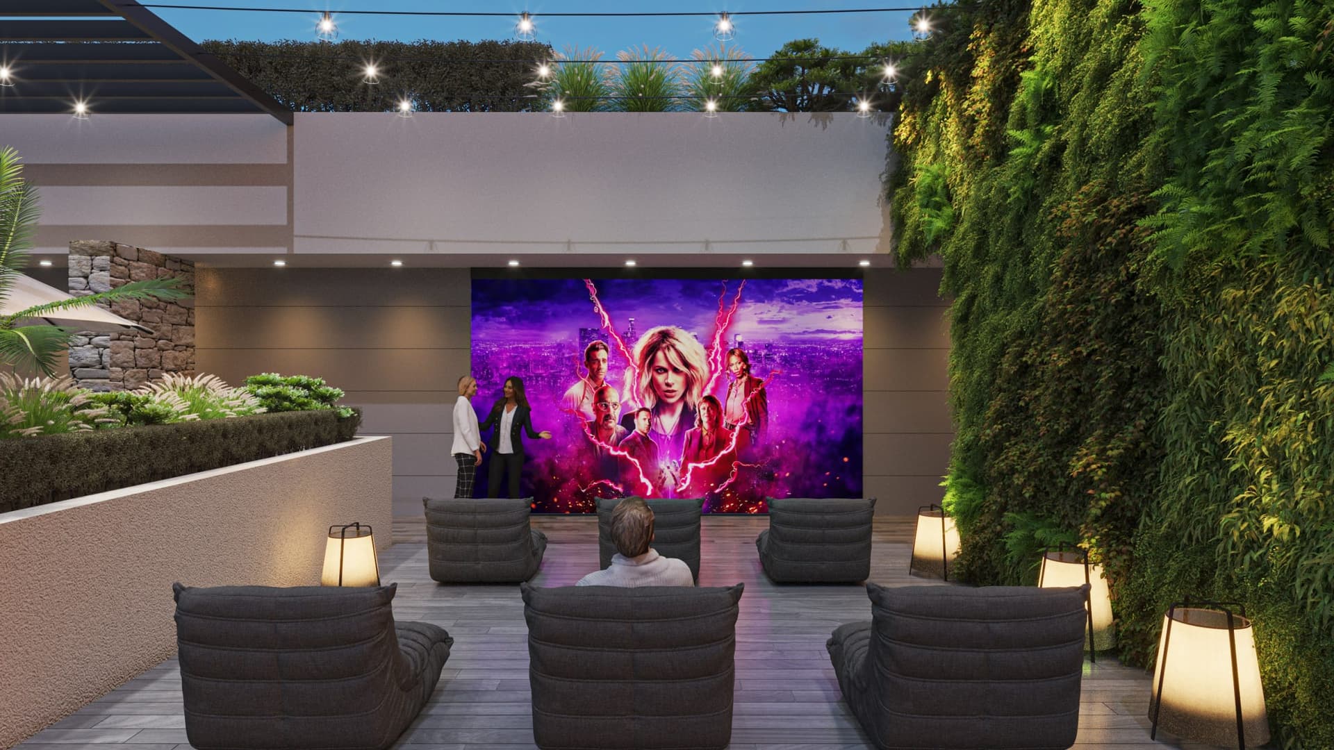 Gateway by Premier Choice amenity Rooftop Outdoor Cinema in JVC (Jumeirah Village Circle), Dubai, by Premier Choice International