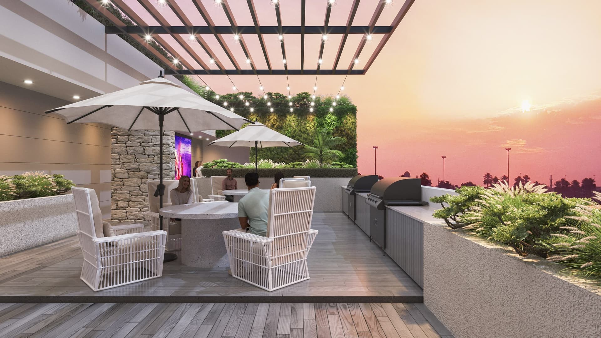 Gateway by Premier Choice amenity Terrace Bbq Area in JVC (Jumeirah Village Circle), Dubai, by Premier Choice International