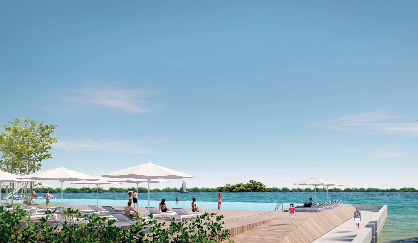 Gateway Porto Al Zorah amenity Swimming Pool - Al Zorah City, Dubai - by Al Zorah Development Company