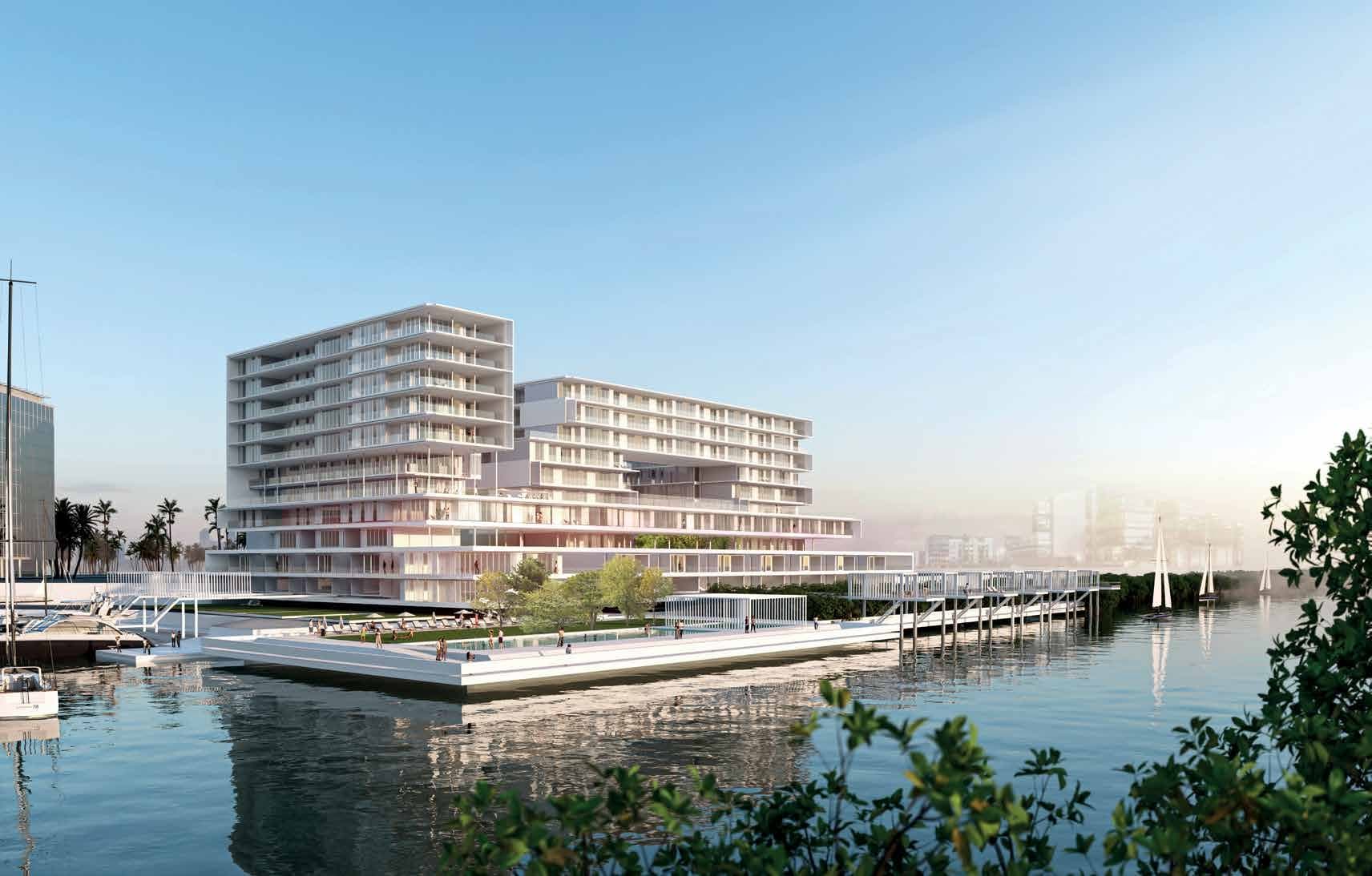 Gateway Porto Al Zorah exterior view - Al Zorah City, Dubai - by Al Zorah Development Company