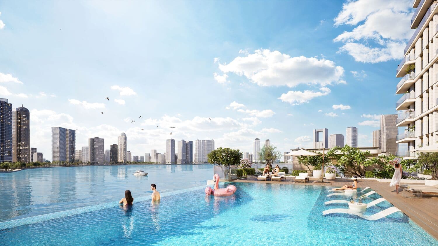 GEM Residences amenity Adults' Swimming Pool - Maryam Island, Dubai - by Eagle Hills