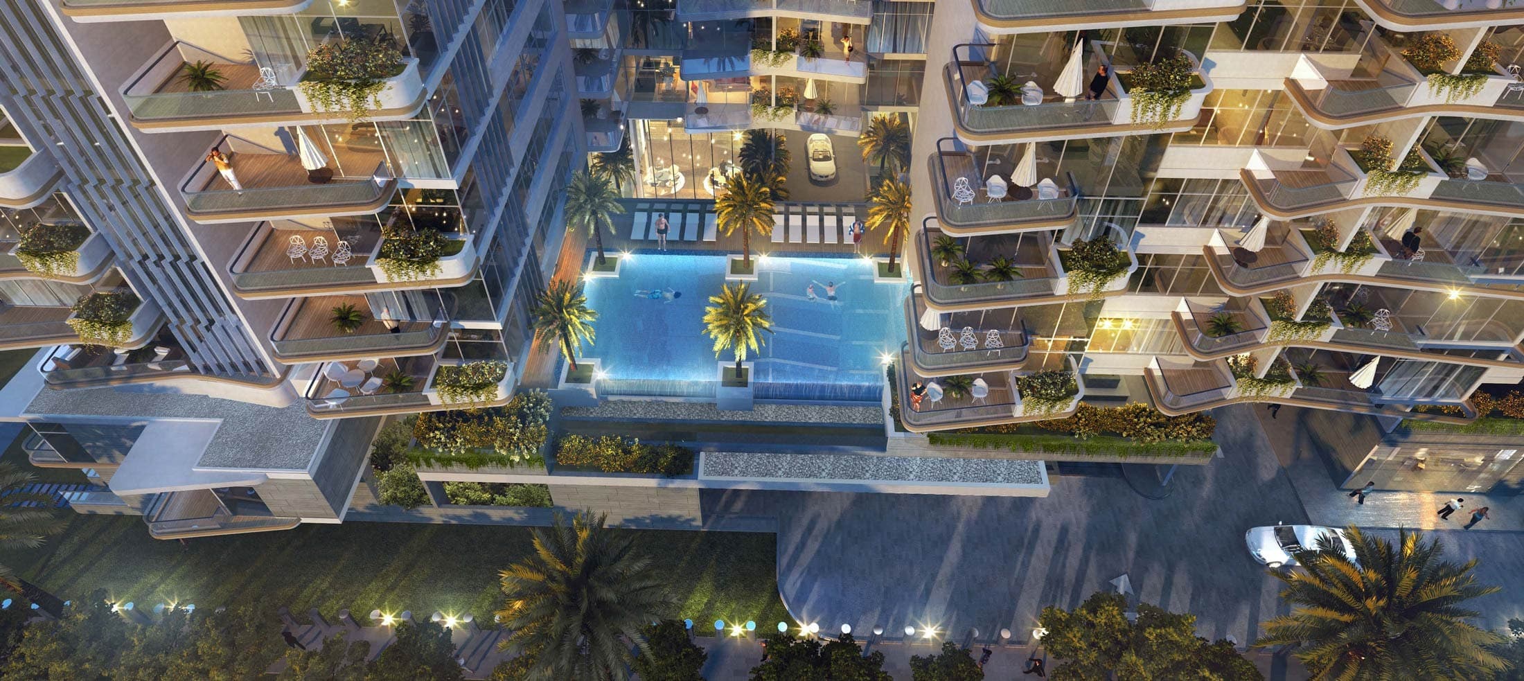 Gemini Splendor amenity Infinity Swimming Pool - Sobha Hartland, Dubai - by Gemini Group