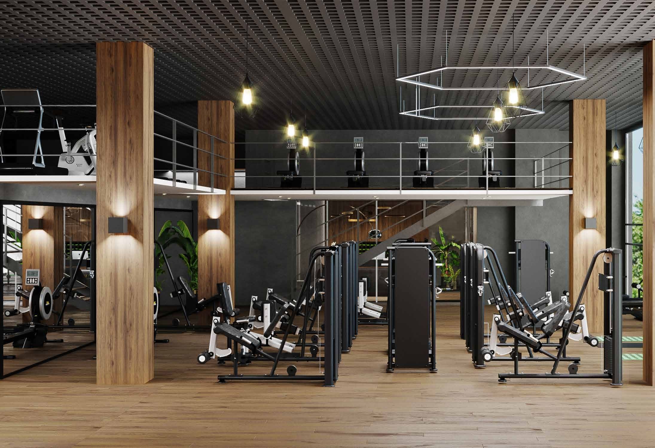 Gemz amenity Fitness Center in Al Furjan, Dubai, by Danube