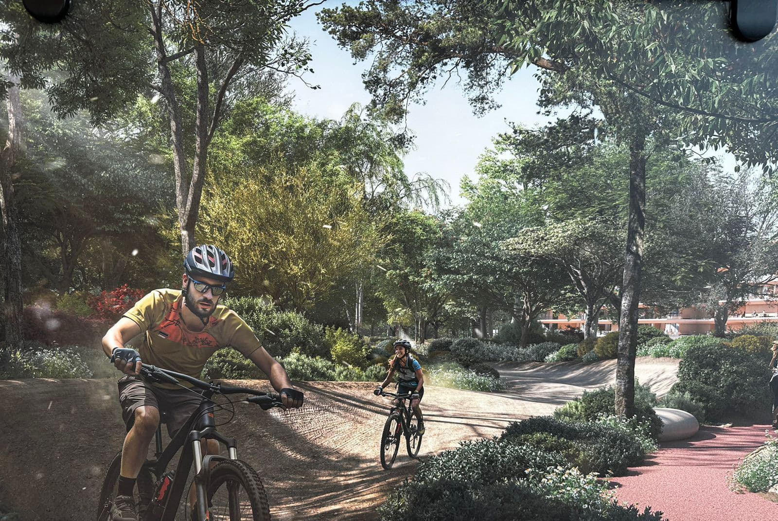 Ghaf Woods amenity Mountain Biking Loop in City Of Arabia, by Majid Al Futtaim