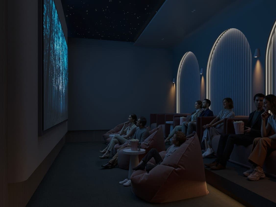 Ghaf Woods Distrikt amenity Cinema - City Of Arabia, Dubai - by Majid Al Futtaim