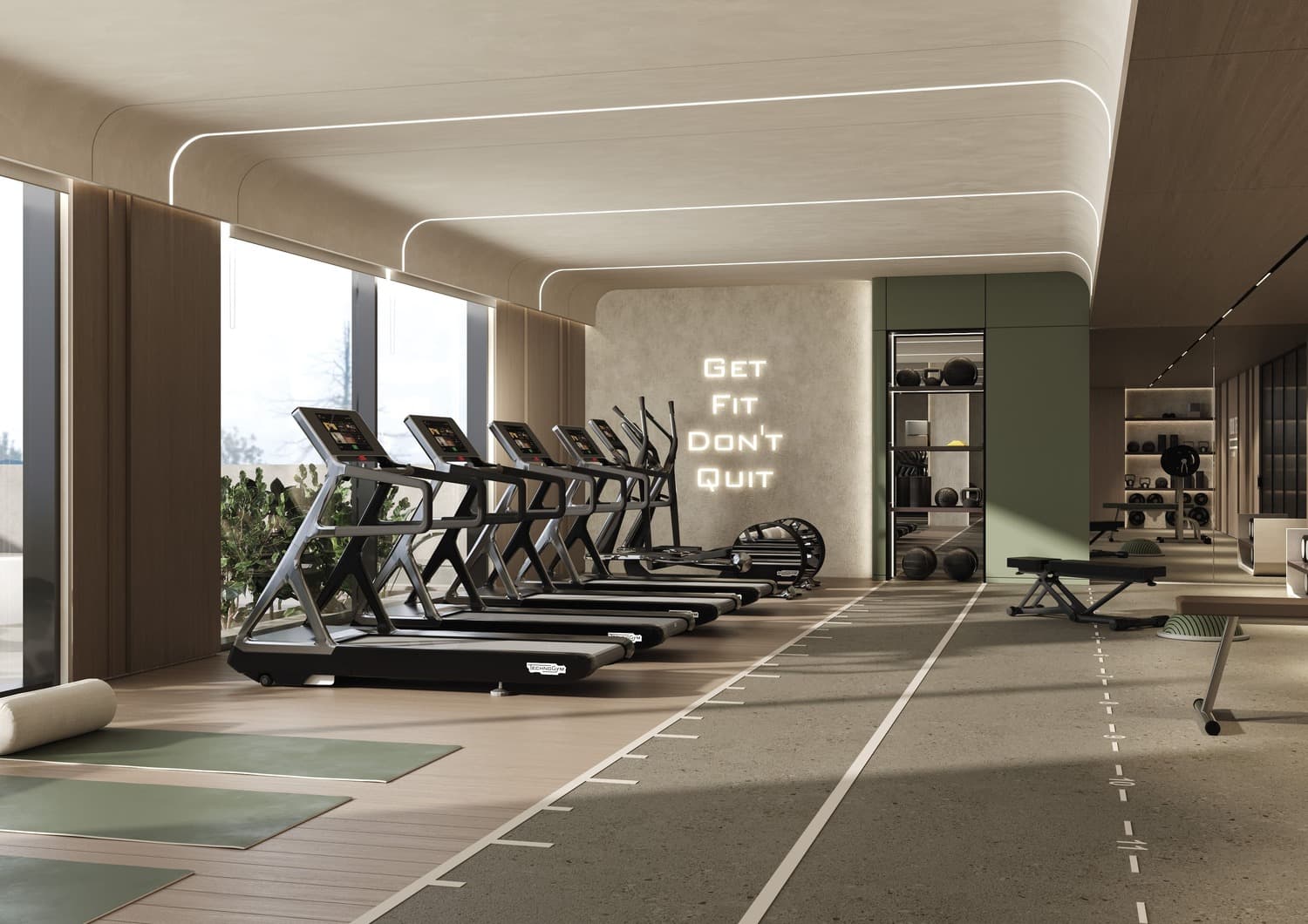 Gharbi 1 Residences amenity Gym - Arjan, Dubai - by Rabdan Developments