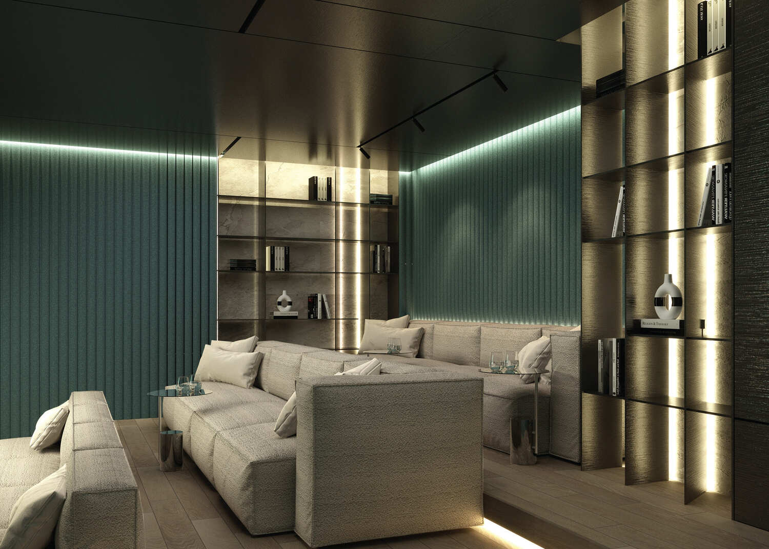 Gharbi 1 Residences amenity Indoor & Rooftop Cinema - Arjan, Dubai - by Rabdan Developments