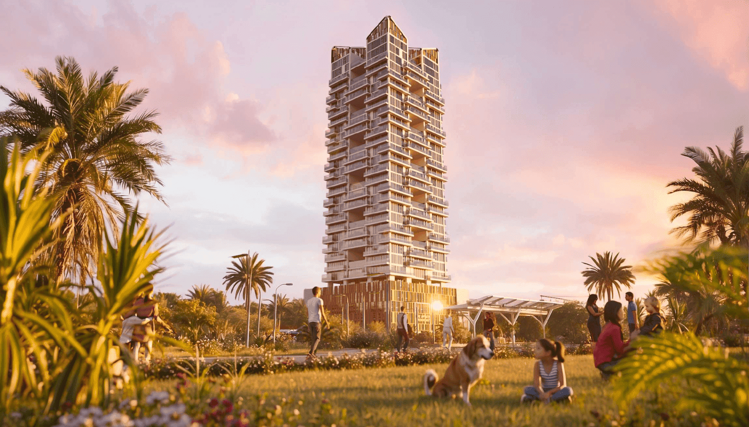 Gharbi 2 Residences exterior view - JVC (Jumeirah Village Circle), Dubai - by Rabdan Developments