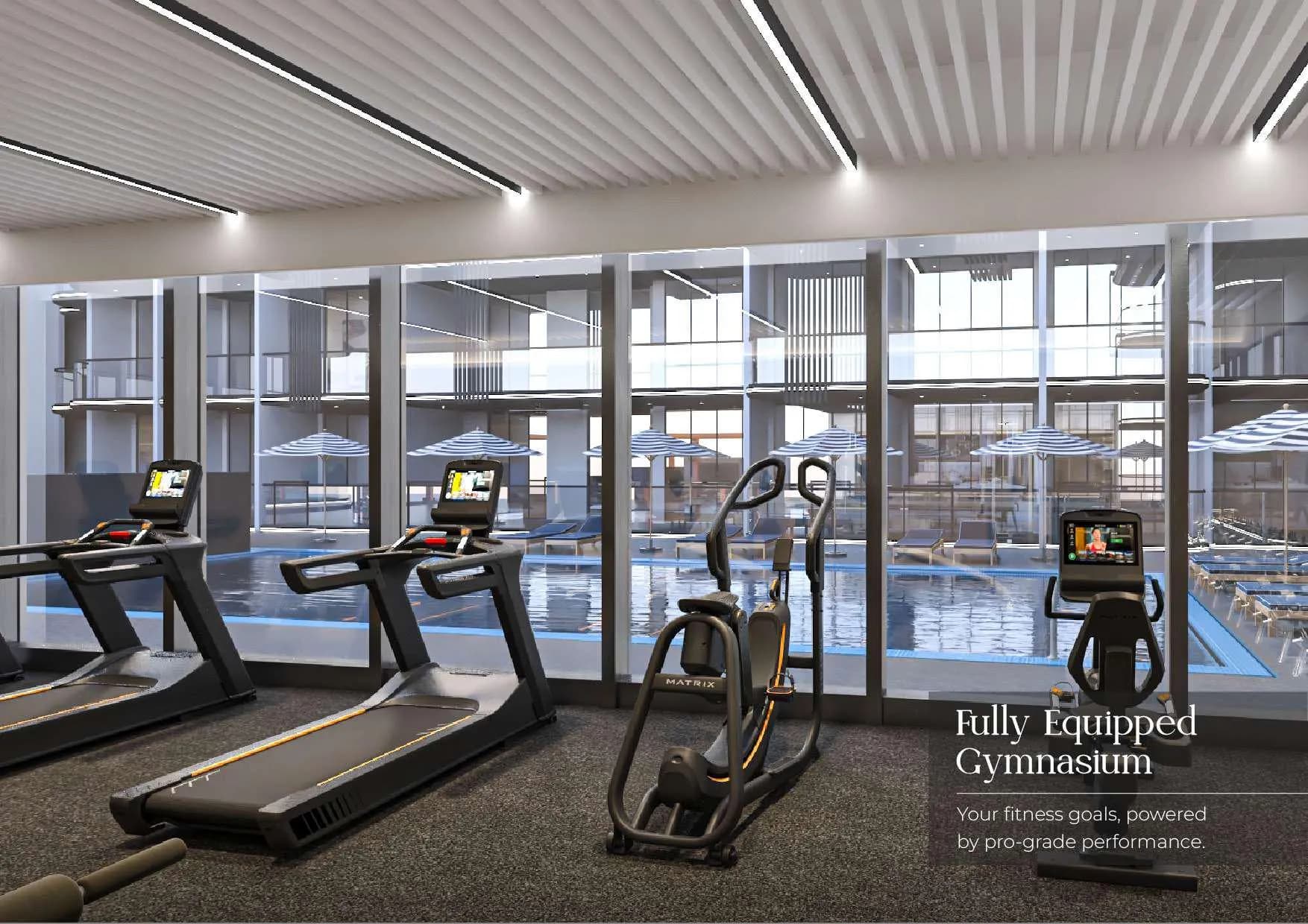 Golden Woods Albab Views amenity Fully Equipped Gymnasium - Madinat Al Mataar, Dubai - by Golden Woods