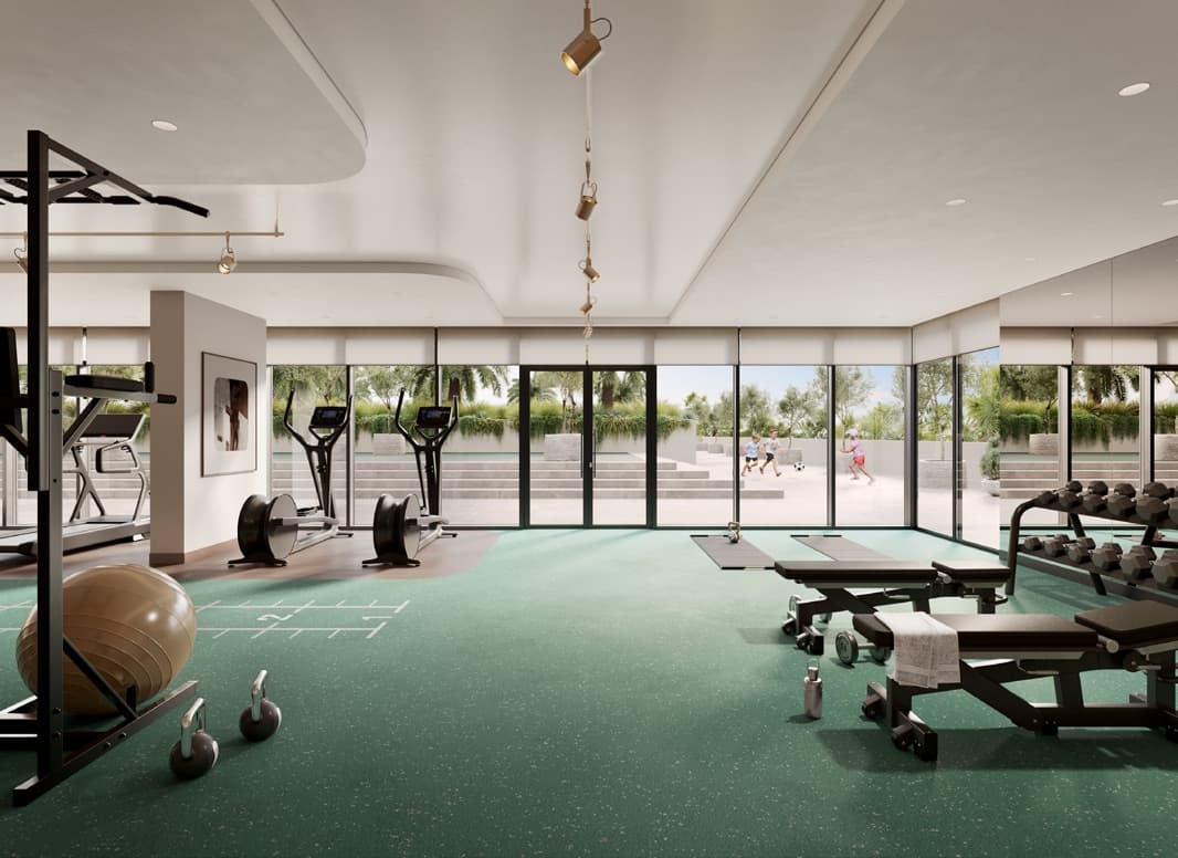 Golf Grand amenity Fitness Centre in Dubai Hills, Dubai, by Emaar