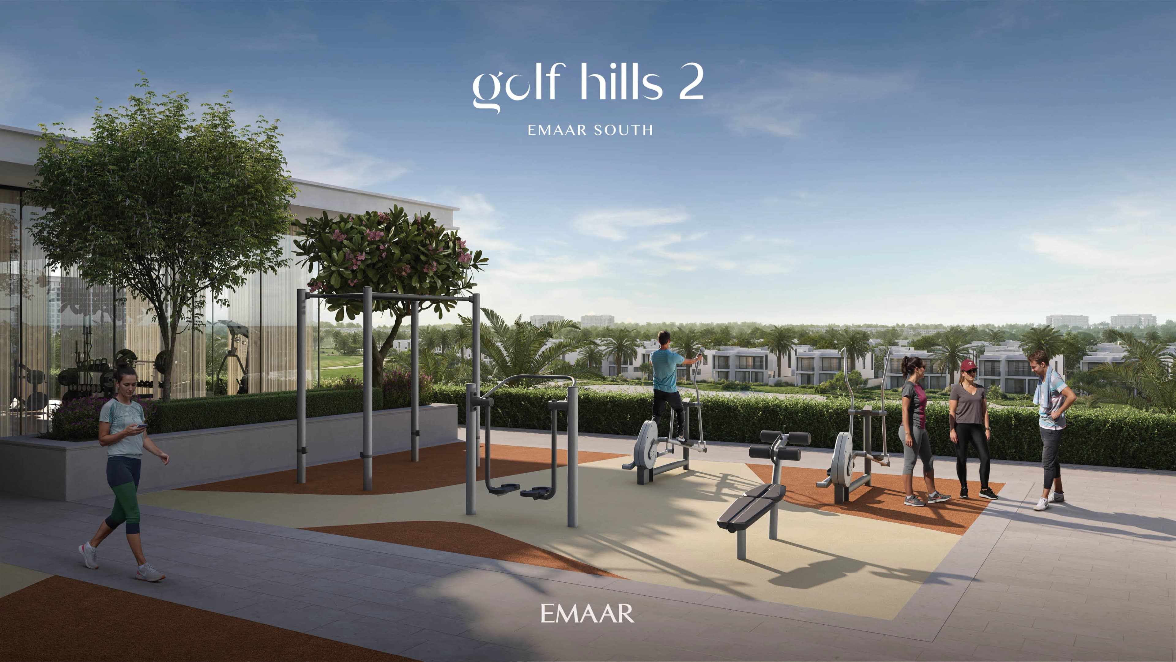 Golf Hills 2 amenity Indoor & Outdoor Gym - Madinat Al Mataar, Dubai - by Emaar