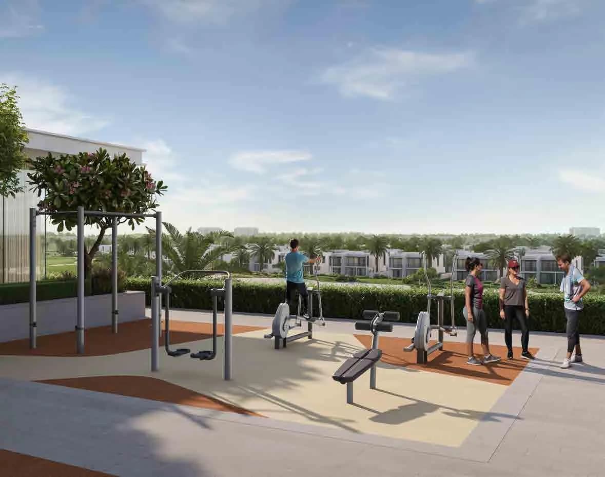 Golf Hills amenity Indoor & Outdoor Gym - Madinat Al Mataar, Dubai - by Emaar