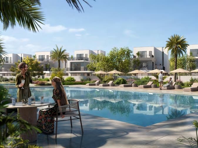 Golf Lane amenity Adult & Kids’ Swimming Pools - Emaar South, Dubai - by Emaar