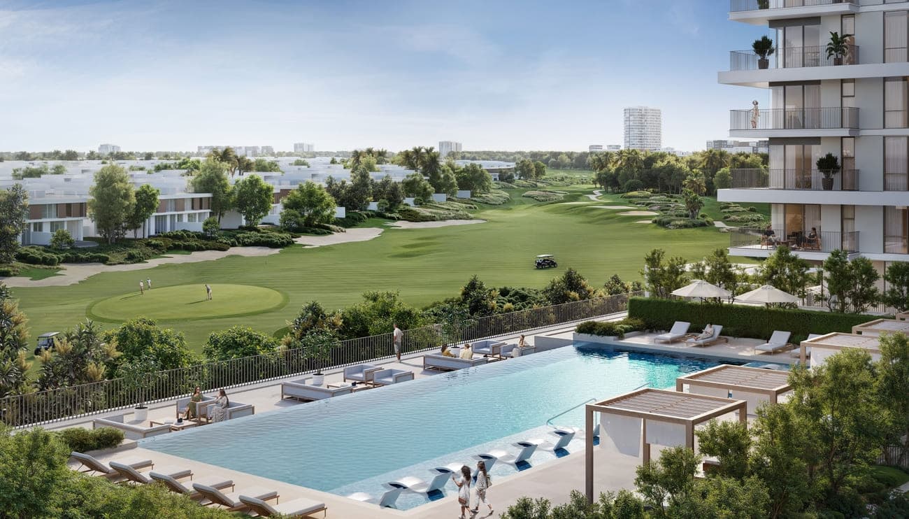 Golf Meadow amenity Adult Pool - Emaar South, Dubai - by Emaar
