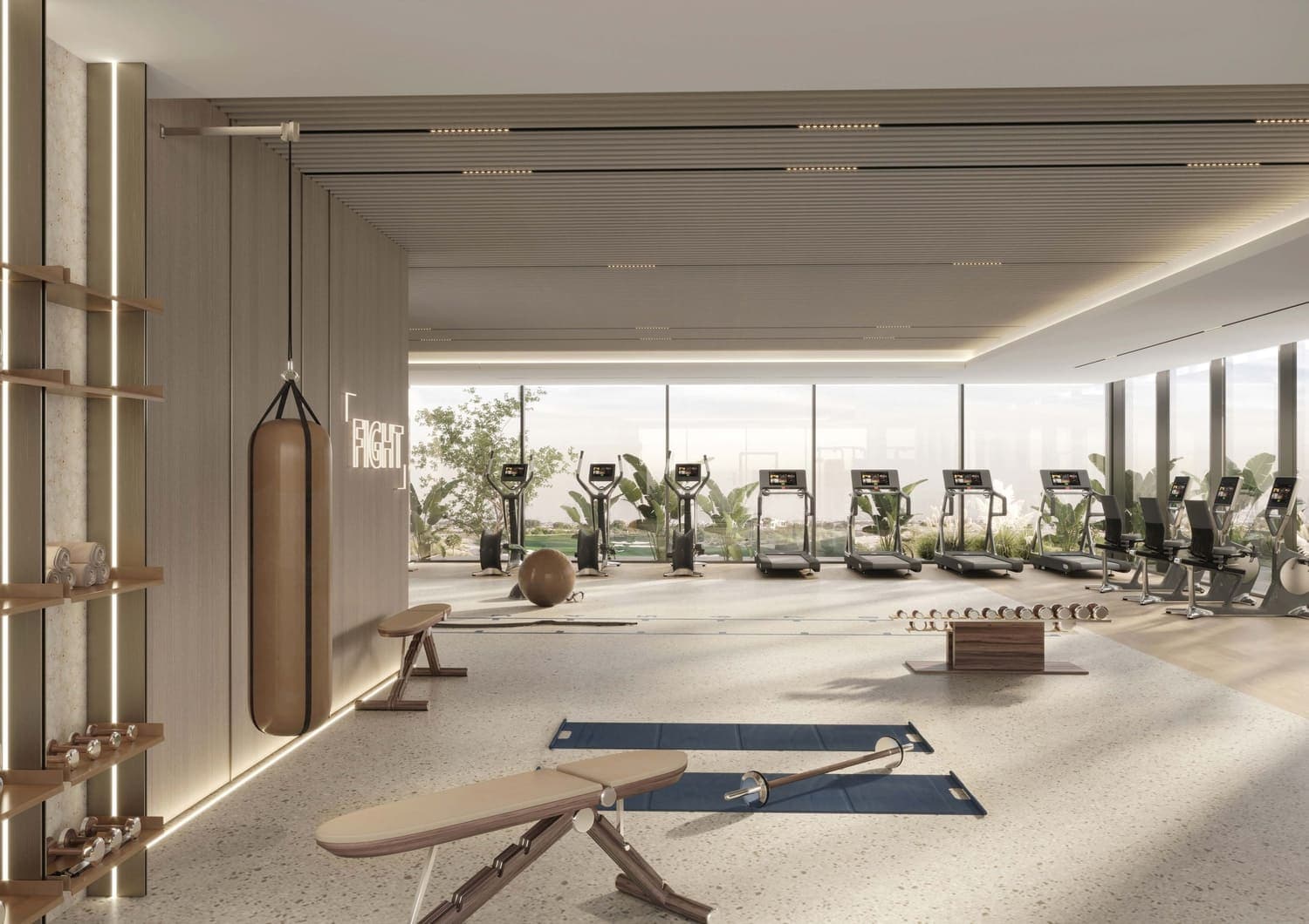 Golf Place amenity Indoor Gym in Dubai Sports City, Dubai, by Prestige One Developments