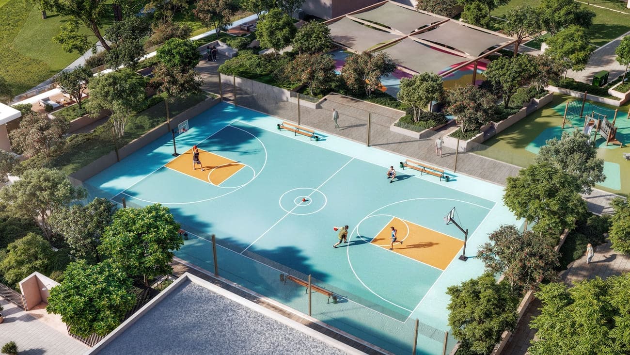 Golf Point amenity Sports Courts - Emaar South, Dubai - by Emaar